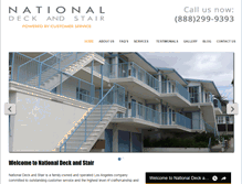Tablet Screenshot of nationaldeckandstair.net